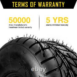 2pc 19X7-8 ATV 4 Ply Tires 19X7X8 4PR Heavy Duty All Terrain For Lawn Mower Golf