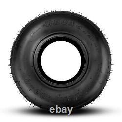 2pc 19X7-8 ATV 4 Ply Tires 19X7X8 4PR Heavy Duty All Terrain For Lawn Mower Golf