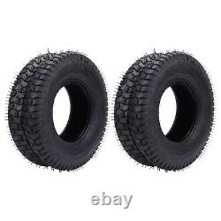 2pcs 16x6.50-8 Tires Heavy Duty 4Ply Tubeless Garden Tractor Tyre