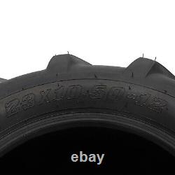 2pcs 24x12-12 Lawn Mower Super Lug Tires 6 Ply Heavy Duty 24x12x12 Tubeless
