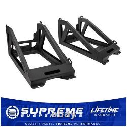 2x Heavy-Duty Tire Carriers Universal Truck Bed Mount for Up to 16 Wide Tires