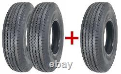 3 New Zeemax Heavy Duty Trailer Tires ST205/90D15 / 7.00-15 Bias 10 PR 11024
