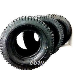 3 Pk Heavy Duty 4 Ply Lawn Mower Tires 13x6.50-6 Turf Tires 13 650 6