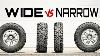 3 Scientific Experiments To Settle This Wide Vs Narrow Off Road Tires
