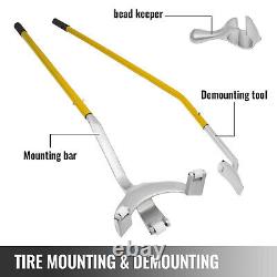 3pcs Tire Changer Mount Demount Bead Tool Nylon Rollers Heavy Duty Removal