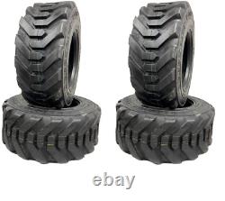 4 (FOUR) 12-16.5 Skid Steer Tires 12 ply rating 12X16.5 For Case Caterpillar