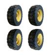 4-heavy Duty 10-16.5 Sks-6 Skid Steer Tires/rims For Gehl, John Deere, Mustang Etc