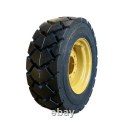 4-Heavy Duty 10-16.5 SKS-6 Skid Steer Tires/Rims for Gehl, John Deere, Mustang etc