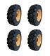 4-heavy Duty 10-16.5 Sks-7 Skid Steer Tires/rims/wheels For Case -10x16.5-12ply