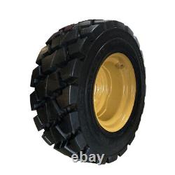 4-Heavy Duty 12-16.5 SKS-7 Skid Steer Tires/Rims for CAT 252,256,262,272 & more