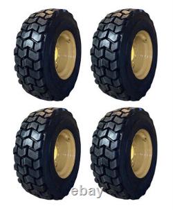 4 NEW 12-16.5 Lifemaster Style Skid Steer Tires/Wheels/Rims for GEHL-12X16.5