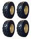 4 New 12-16.5 Lifemaster Style Skid Steer Tires/wheels/rims For Gehl-12x16.5