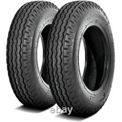 4 Tires Deestone D292 ST 8-14.5 Load G 14 Ply Heavy Duty Trailer