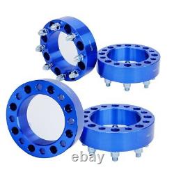 4PCS 2'' 8 Lug Wheel Spacers Adapters 8x6.5For GMC Nissan Chevy C/K 2500/3500