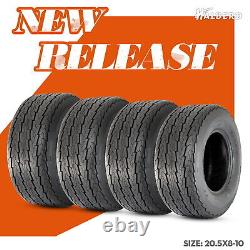 4x 10PR Trailer Tires 20.5x8-10 20.5x8x10 205/65-10 Street Road Tyres Heavy Duty