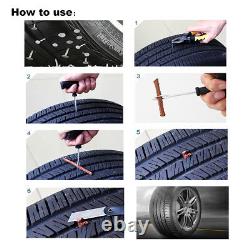 56pcs Heavy Duty Tire Repair Tools Kit for Auto Cars Flat Tire Puncture Repair
