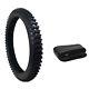 80/100-21 Front Tire + Tube 2.75/3.00-21 For Motocross Dirt Bike Mx Heavy Duty
