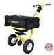 85 Lb Push Broadcast Seed Fertilizer Spreader Heavy Duty Steel Cover 10in Tires