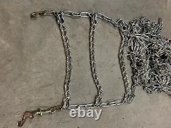 8MM Extra Thick Heavy Duty Tire Chains 33x12.50R17LT 33x12.50R18LT 55-2-4