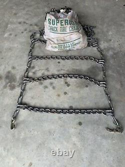 8MM Extra Thick Heavy Duty Tire Chains 35x12.50R20LT 35x12.50R22LT 55-1-3