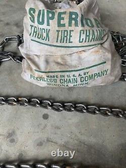 8MM Extra Thick Heavy Duty Tire Chains 35x12.50R20LT 35x12.50R22LT 55-1-3