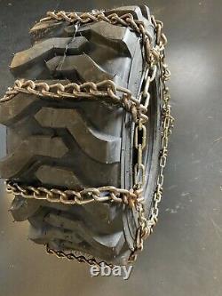 8MM USA Extra Thick Heavy Duty Tire Chains 31x6x10 SKID STEER BACKHOE -3-5