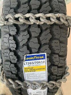 9.5mmUSA 265/70R18 275/65R18 SPECIAL ORDER EXTRA THICK CAM TIRE CHAINS 10+6