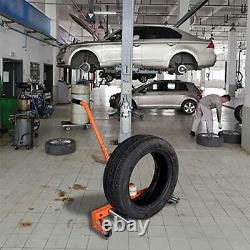 Aain DY016 Heavy-Duty Adjustable Tire Wheel Dolly For Workshop Garage Orange