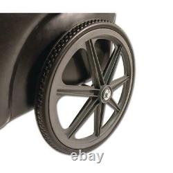 Agri-Fab Yard Cart Garden Durable Poly Plastic Steel Handle Flat-Free Tires