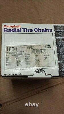 BAR reinforced USA Snow Tire Chains withADJUSTERS P215/75R15 P225/75R15 0