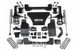 BDS 6 Lift Kit With With NX2 Shocks For 2019-2020 Sierra/Silverado 1500 4WD