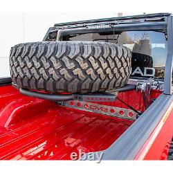 DV8 Offroad Heavy Duty Adjustable Tire Carrier fits 2020-2022 Jeep Gladiator JT
