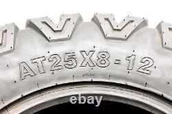 DWT Mojave 25X8-12 Tire Utility SXS UTV ATV 8Ply Street Trail Heavy Duty