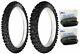 Dunlop 80/100-21 & 100/90-19 D952 & Irc Heavy-duty Offroad Mx Tire & Tube Set
