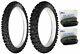 Dunlop 80/100-21 & 110/90-19 D952 & Irc Heavy-duty Off-road Mx Tire & Tube Set