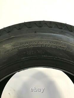 FOUR-NEW 8-14.5 TRAILER TIRE 14 PLY RATED HEAVY DUTY 8 14.5 Low Patform trailer