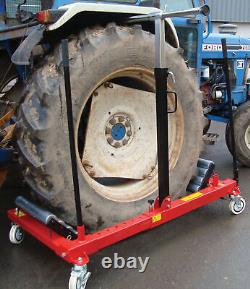 Farm Tractor Tire Heavy Duty 2600 LB. Capacity Portable Wheel Dolly