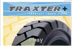 Forklift Pneumatic Tire 5.00x8 Solid Rubber Durable Heavy Duty Replacement