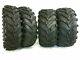 Four New K9 Mud 26x9-12 Front 26x11-12 Rear Atv Tires 6 Ply Rated Heavy Duty