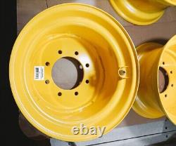 HORSESHOE 16.5x8.25 heavy duty skid steer Yellow (CT) steel rim for tire 10-16.5