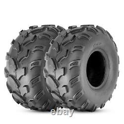 Halberd 20x9.50-8 ATV Tires 4Ply 20x9.5x8 Heavy Duty Tubeless Mud Tire Set 2 NEW