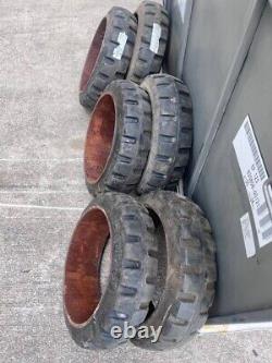 Heavy Duty BF Goodrich Traction Cushion Forklift Tires 21 x 6 x 15