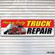 Heavy Duty Truck Repair Banner Sign Auto Repair Tire Dealer Service Bay Garage