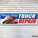 Heavy Duty Truck Repair Banner Sign Tire Dealer Service Bay Garage