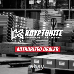 Kryptonite Control Arm Kit/Ball Joints/Tie Rods/Bolts For 11-19 GM 2500HD/3500HD