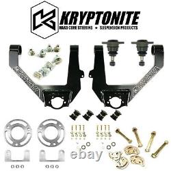 Kryptonite Control Arm Kit/Cam Bolt & Pins/Leveling Kit For 14-18 GM 1500/SUVs