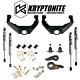 Kryptonite Stage 3 Leveling Kit/fox Shocks/cam Bolts/pins For 01-10 Gm 2500/3500