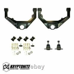 Kryptonite Stage 3 Leveling Kit/Fox Shocks/Cam Bolts/Pins For 01-10 GM 2500/3500