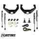 Kryptonite Stage 3 Leveling Kit With Fox 2.0 Shocks For 2001-2010 Gm 2500hd/3500hd