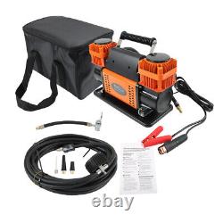 Labwork 12V Heavy Duty Dual Cylinder Portable Inflator For Truck Tires RV